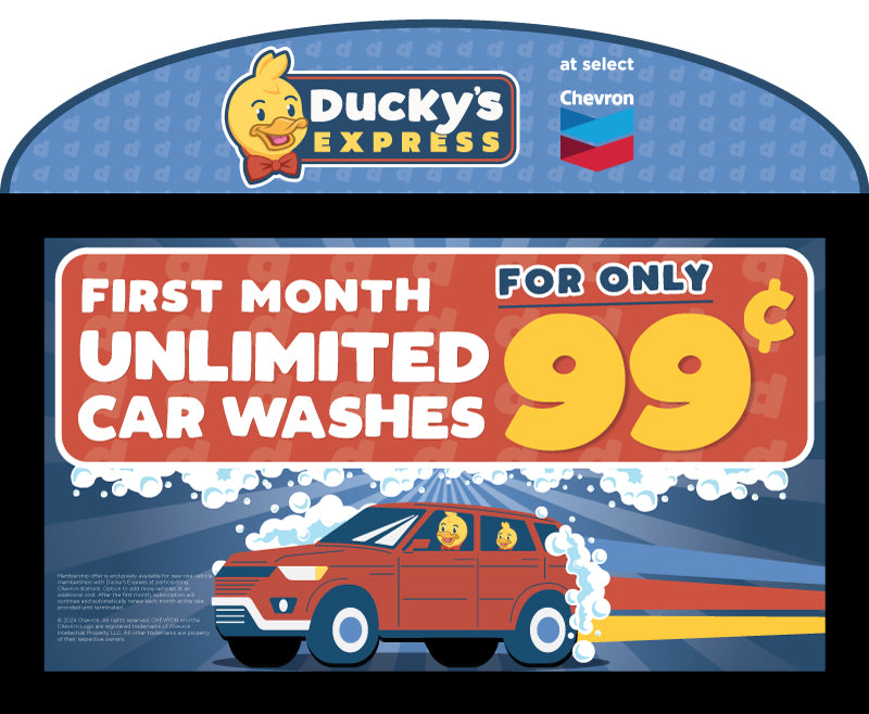 Double-Sided extended die-cut pump topper insert - 99 Cents