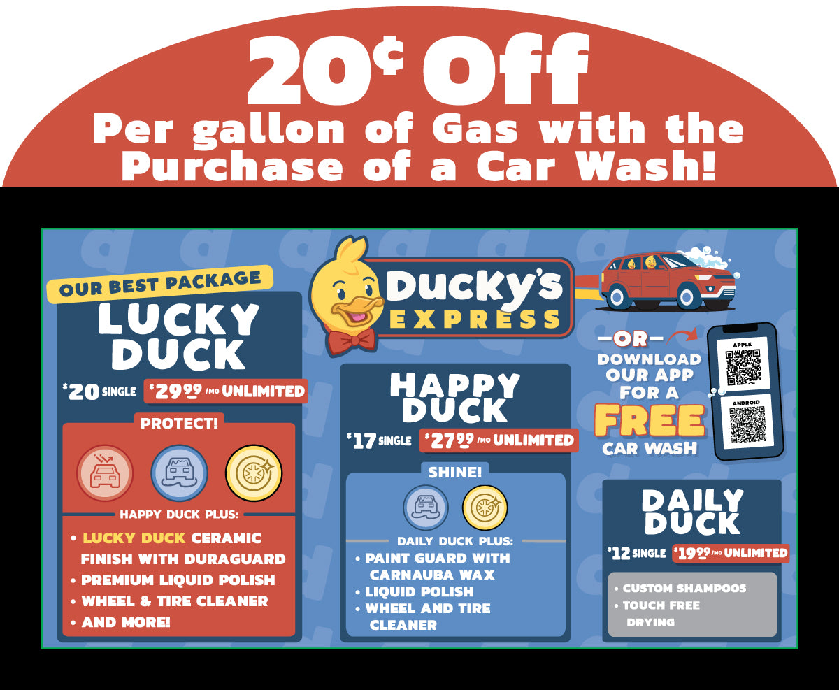 Double-Sided extended die-cut pump topper insert - Menu