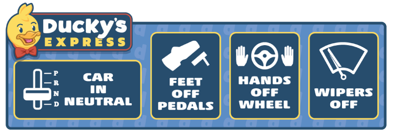 Instructional ACM Sign - Horizontal
